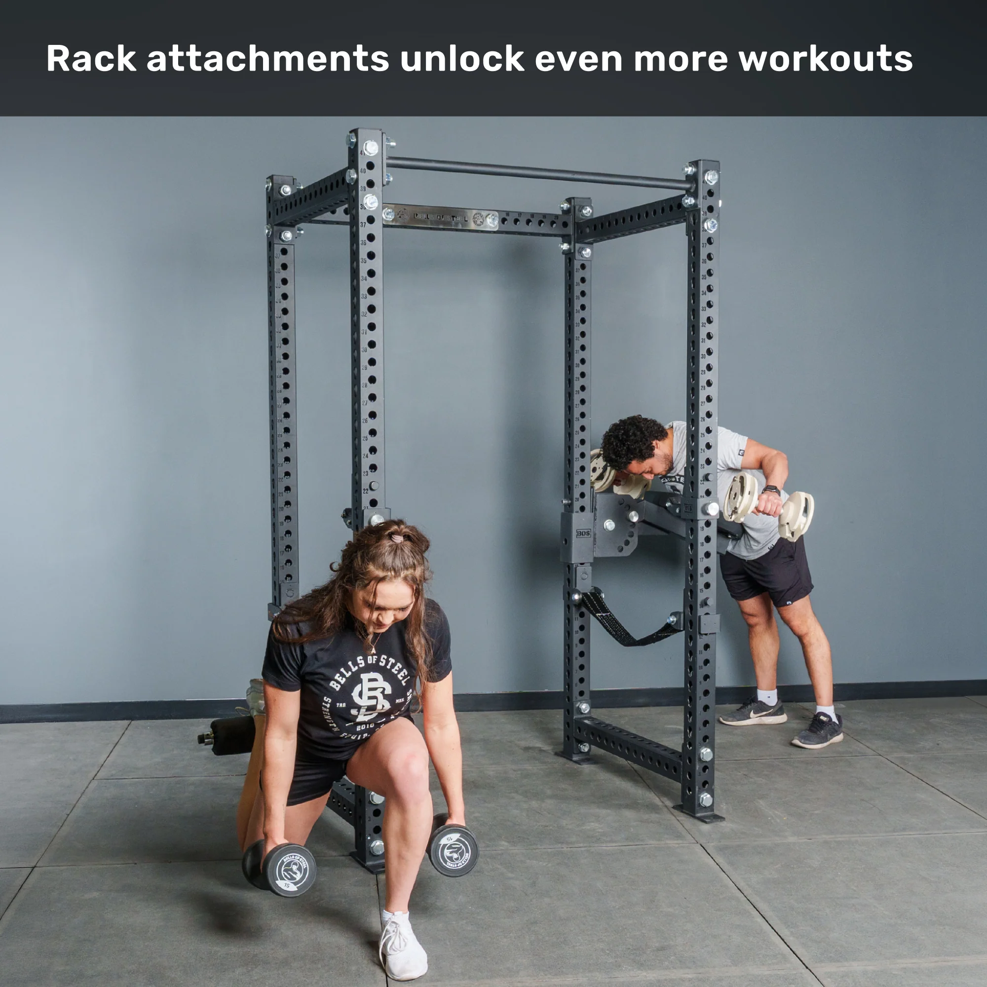 Manticore Four Post Power Rack - Prebuilt (3" x 3", 1" Holes) - Image 3