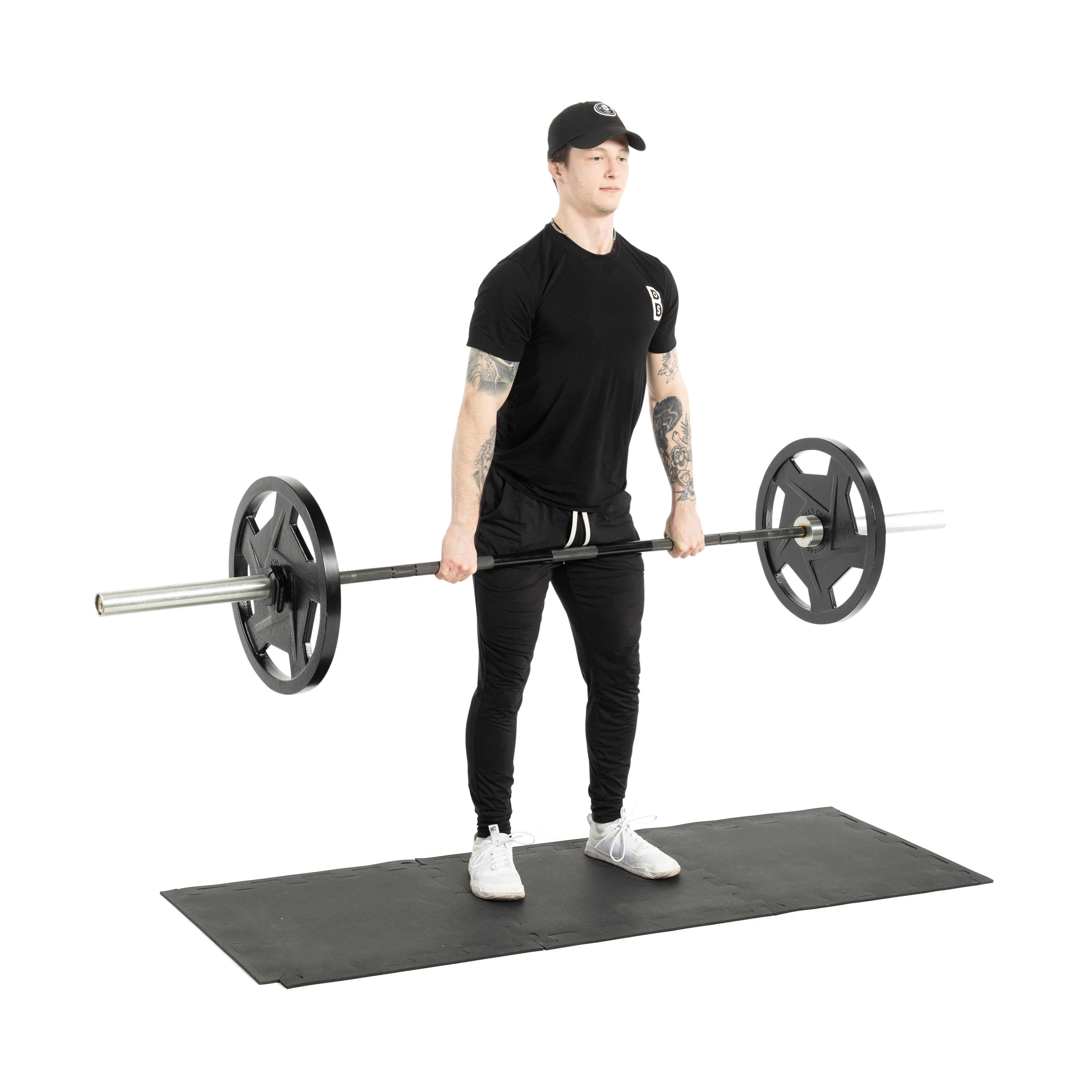 Rubber Flooring Puzzle Gym Mat 24" x 24" (Set of 8) - Image 3