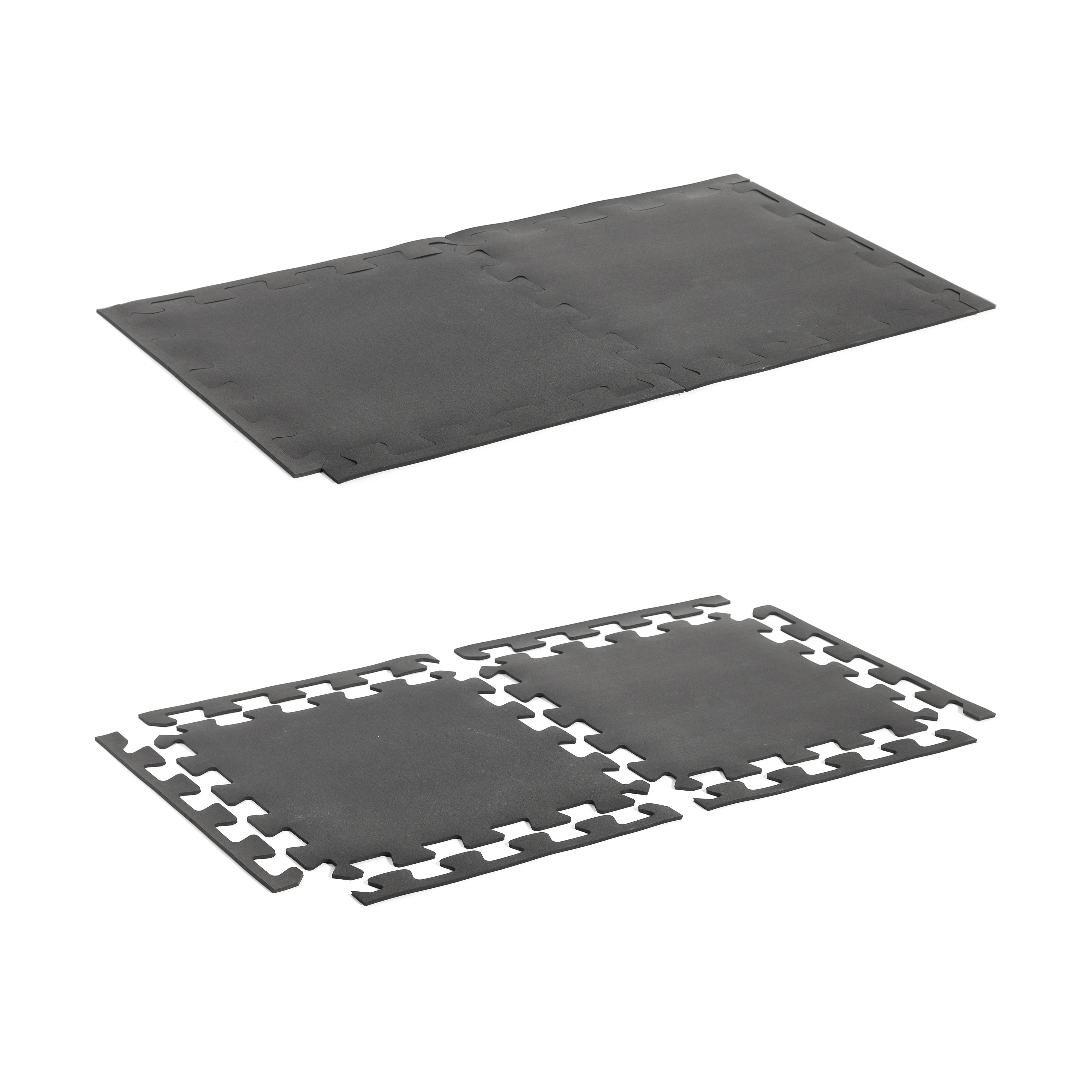 Rubber Flooring Puzzle Gym Mat 24" x 24" (Set of 8) - Image 5