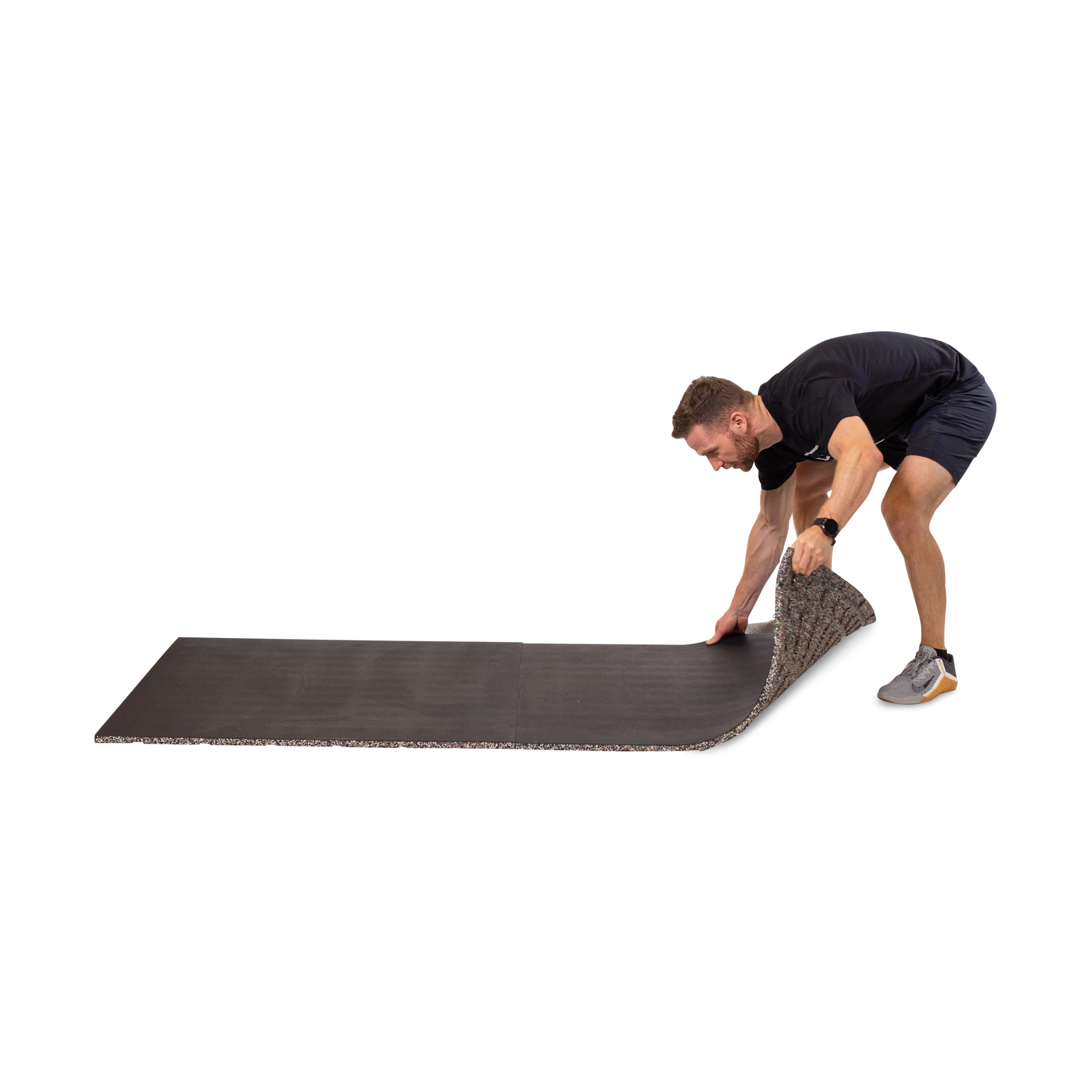 Rubber Flooring Gym Mat 39" x 39" (1m x 1m) - Image 4