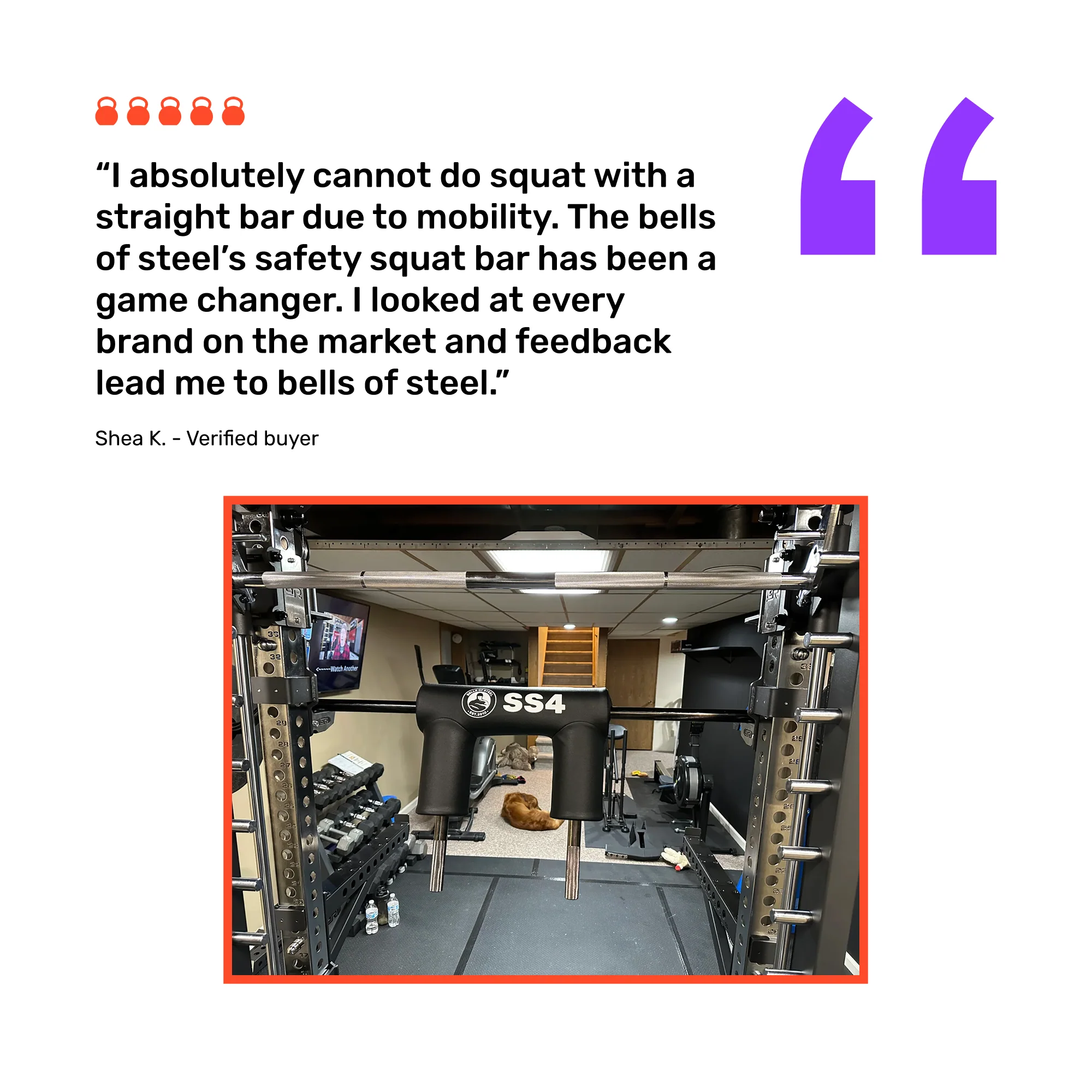 Safety Squat Bar - The SS4 - Image 9