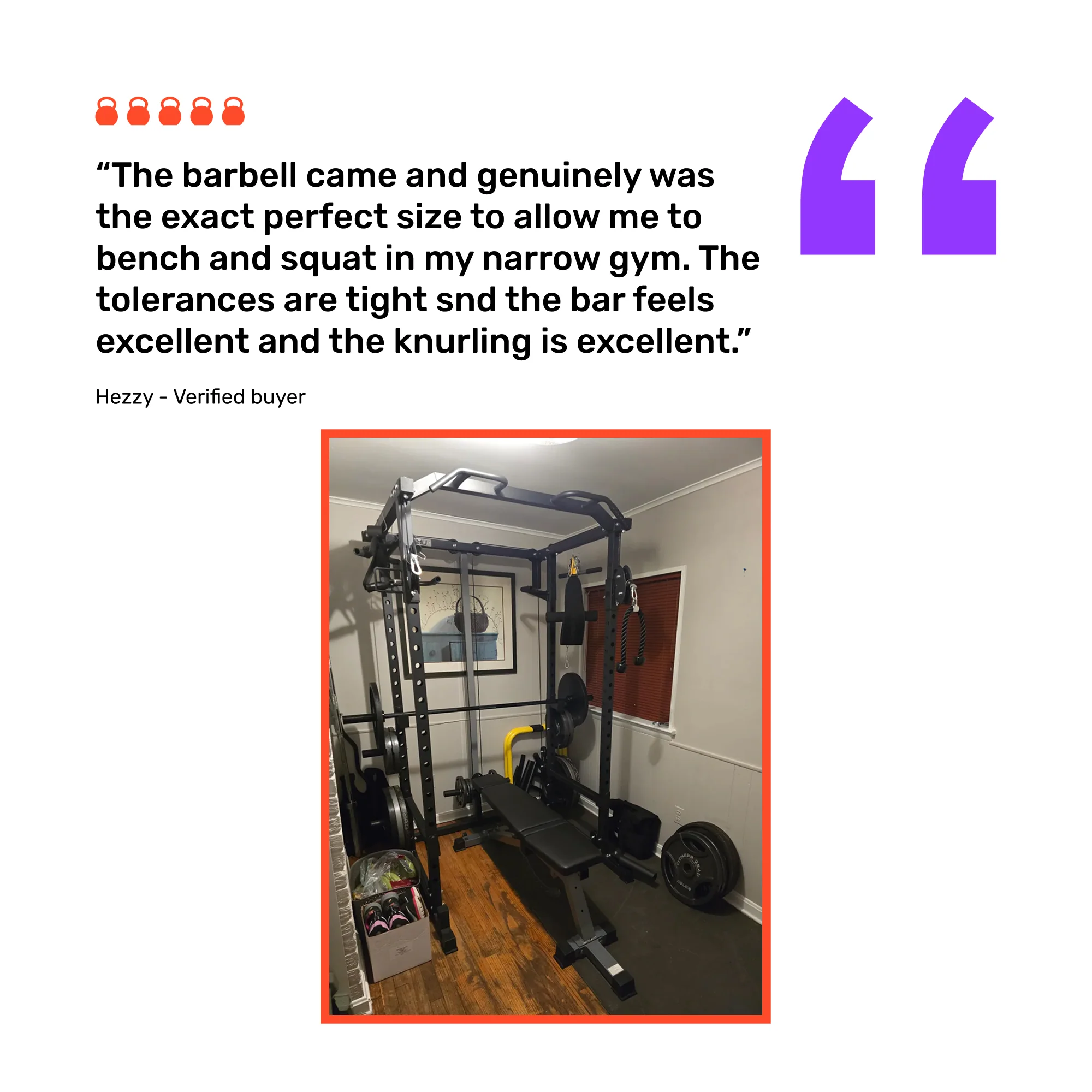 Short Rackable Barbell - Image 8