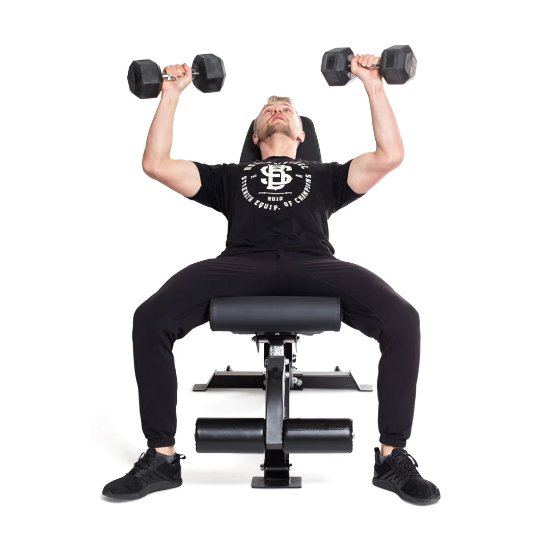 Straight Handle Rubber Hex Dumbbell Sets - Image 8